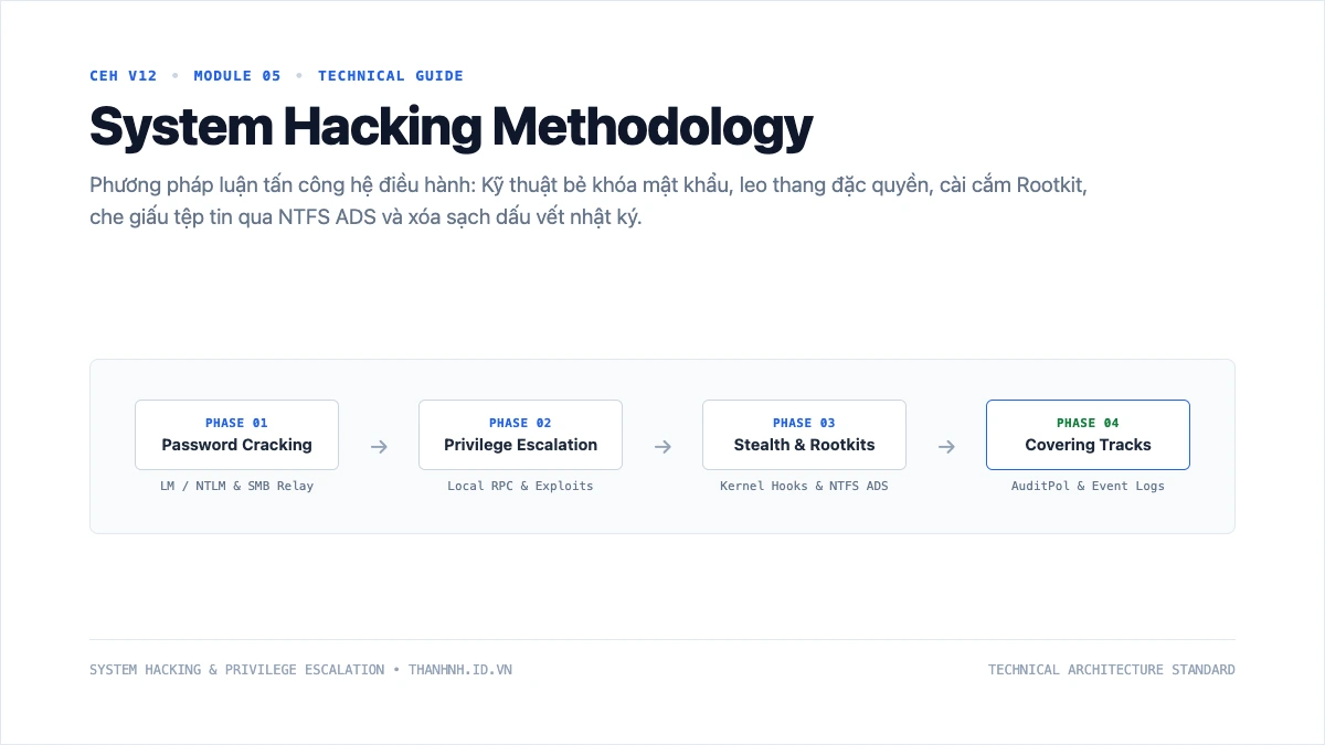 CEH Module 5: Kỹ thuật System Hacking và Chiếm quyền Điều khiển Hệ thống