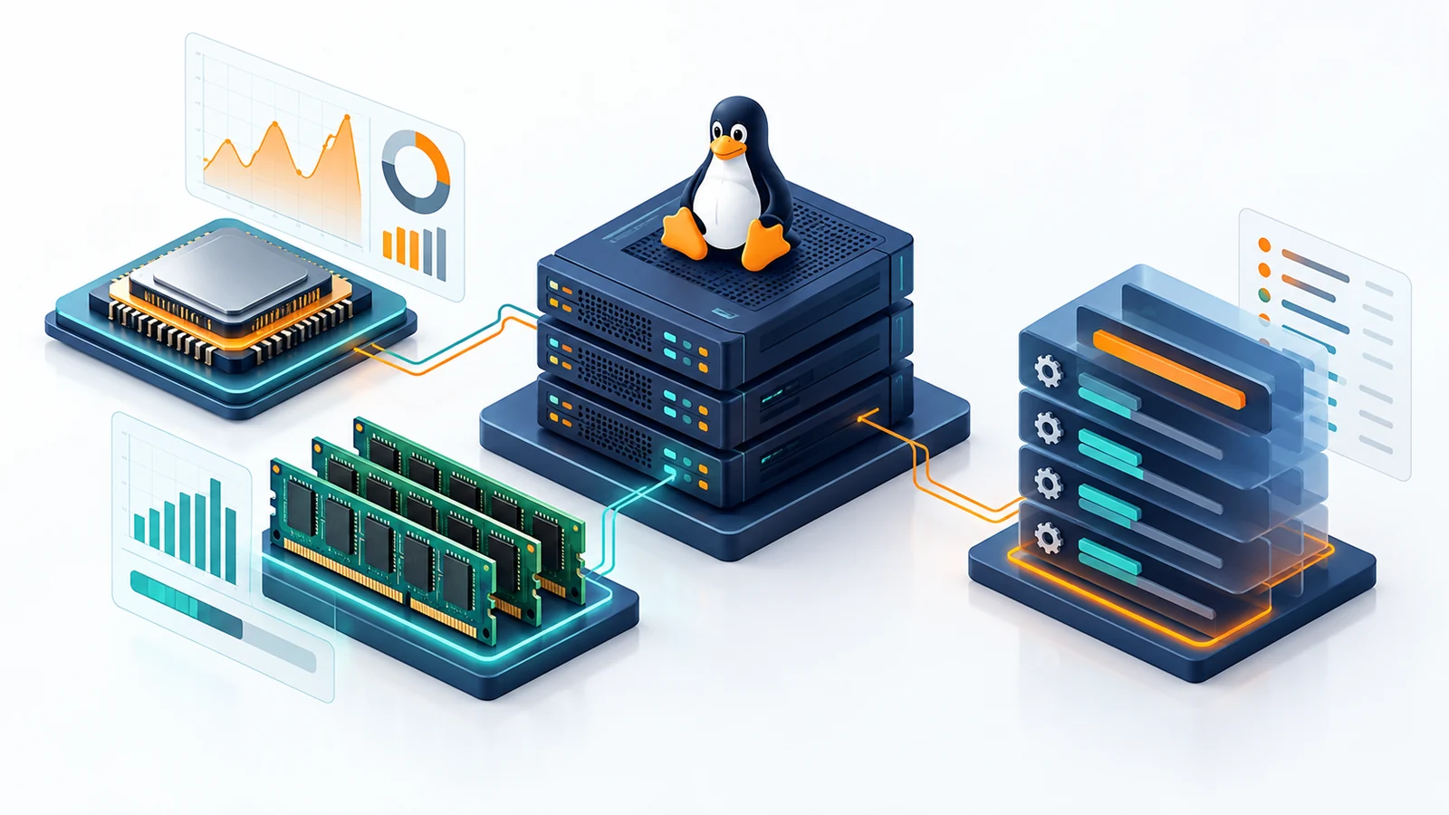 Kiểm tra CPU, RAM, swap và tiến trình khi Linux server chạy chậm