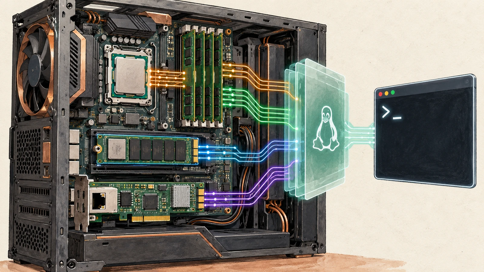 Linux Essentials 4.2: Hiểu phần cứng của Máy tính