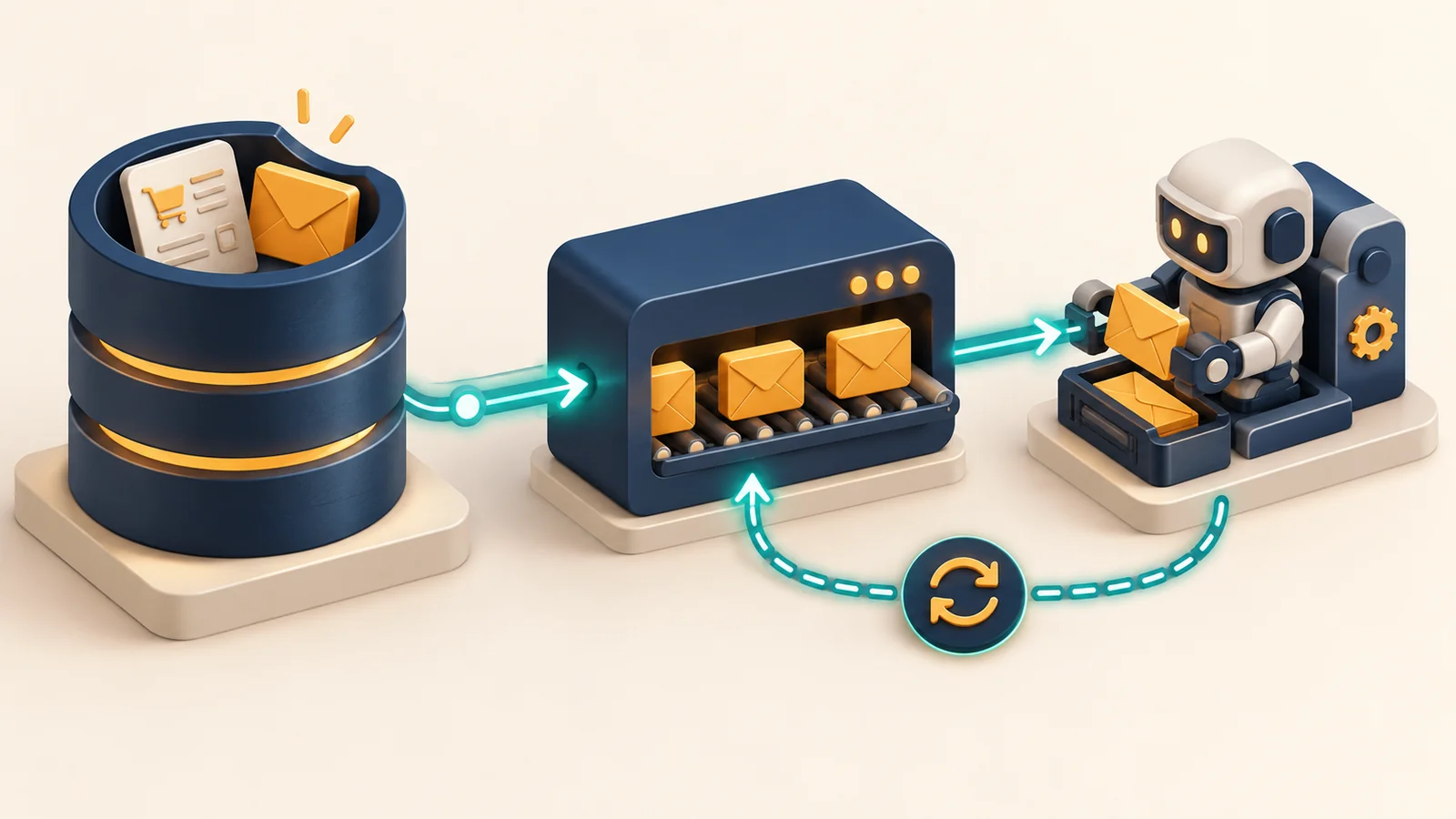 Transactional outbox với PostgreSQL và RabbitMQ: ghi bền, gửi lại, không lặp side effect