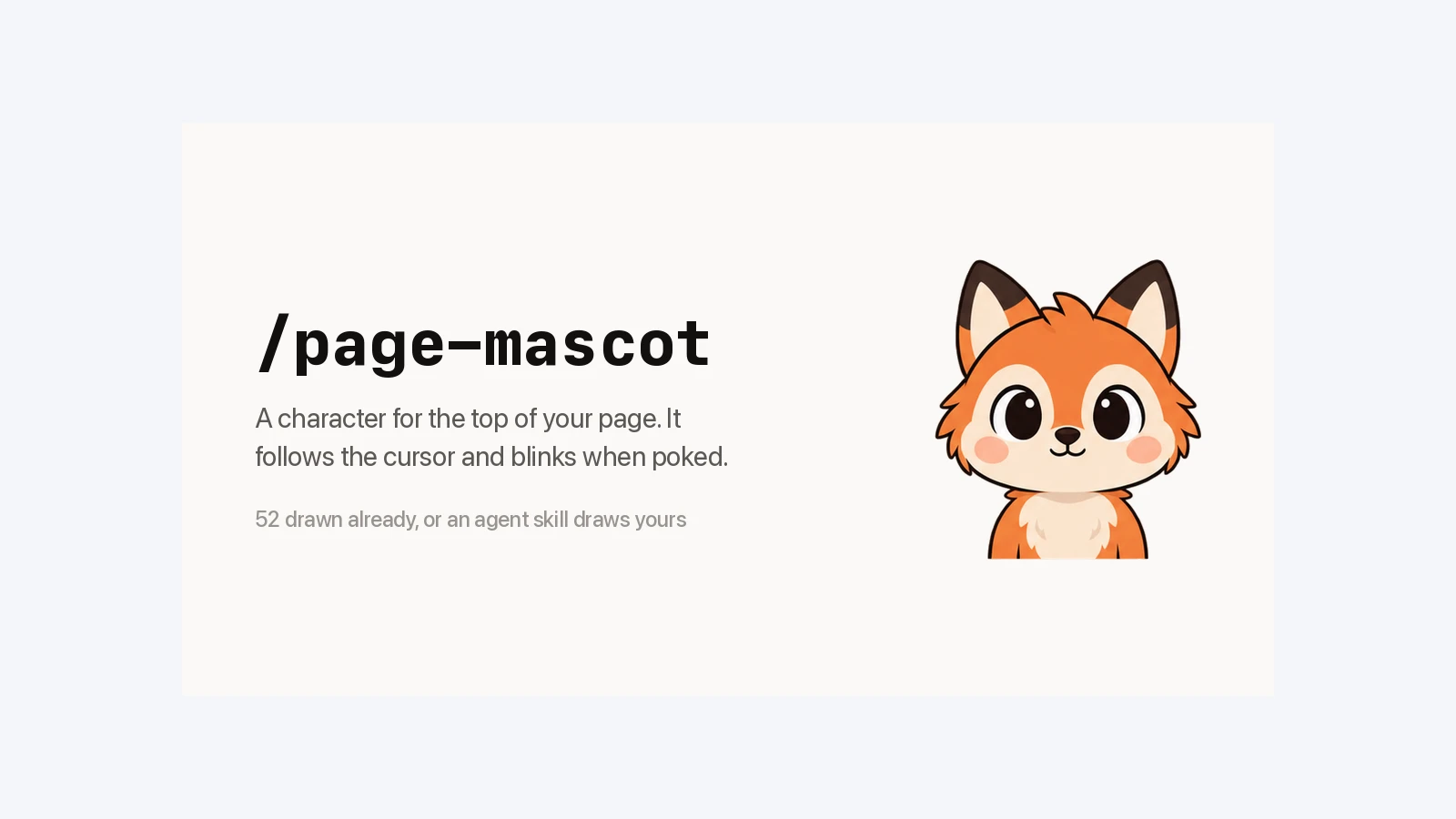 Page Mascot: thêm linh vật tương tác cho website React